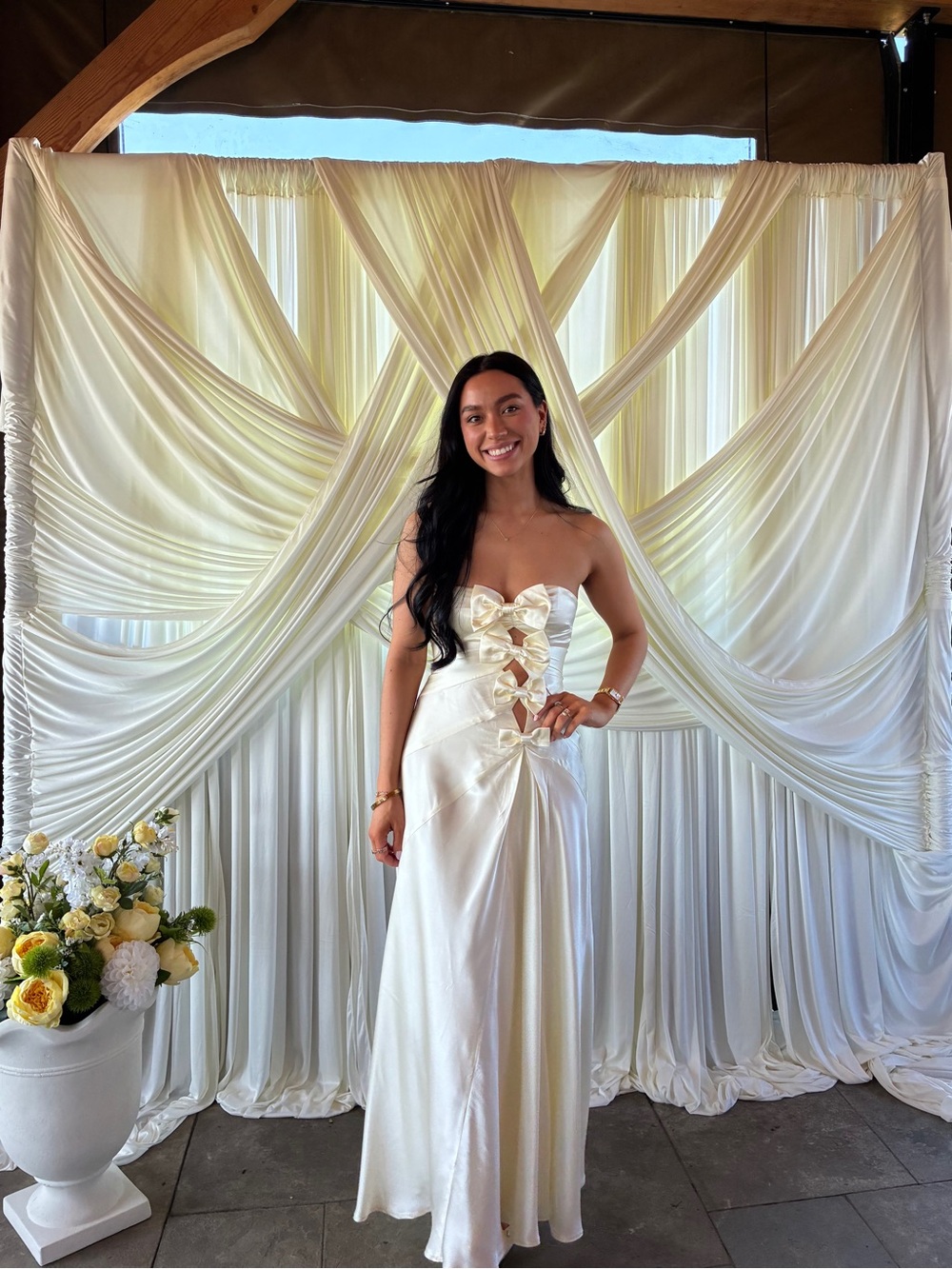 Helsa Silk Faye Dress